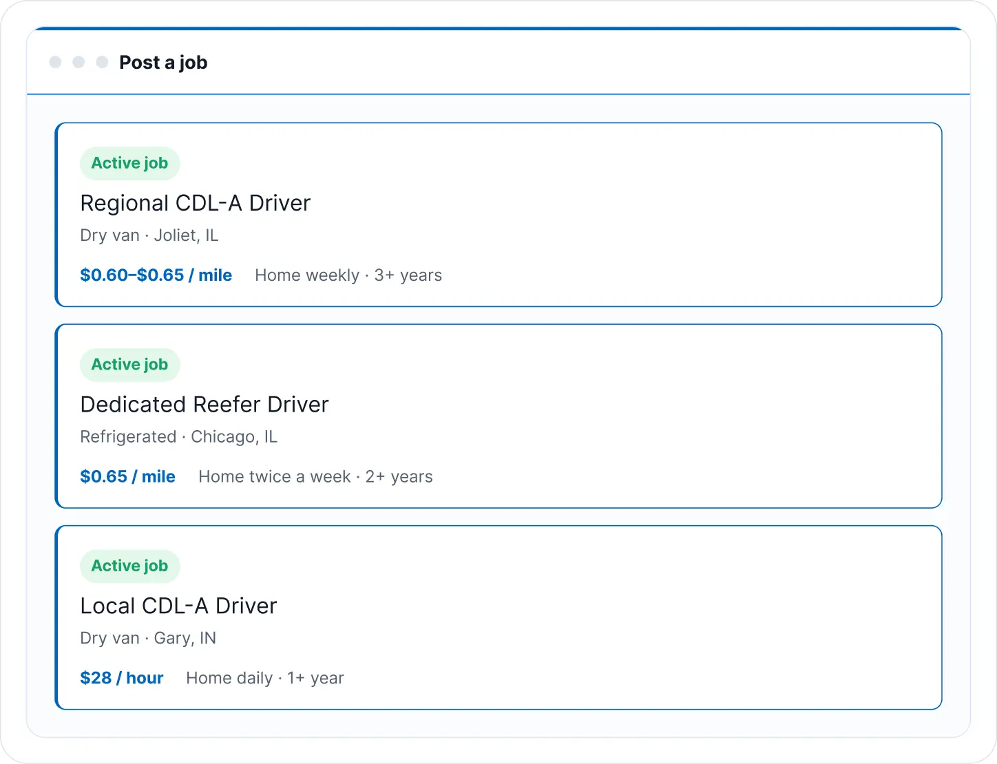 Filter for the driver you need